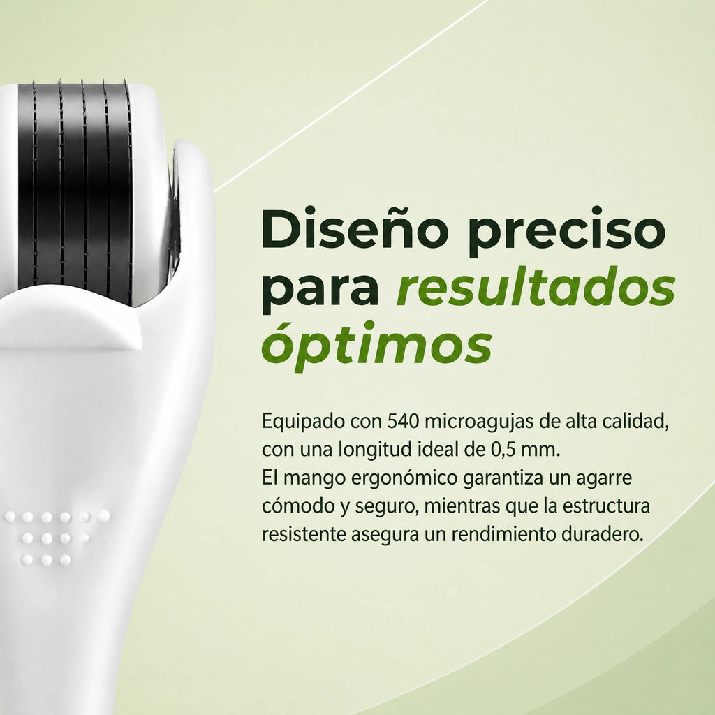 Derma Roller para la activación del cuero cabelludo