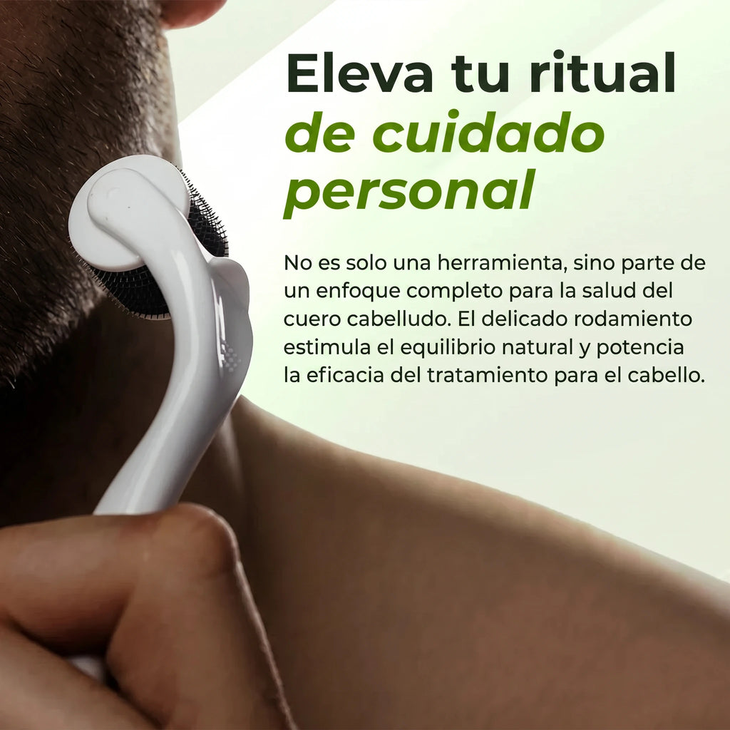 Derma Roller para la activación del cuero cabelludo