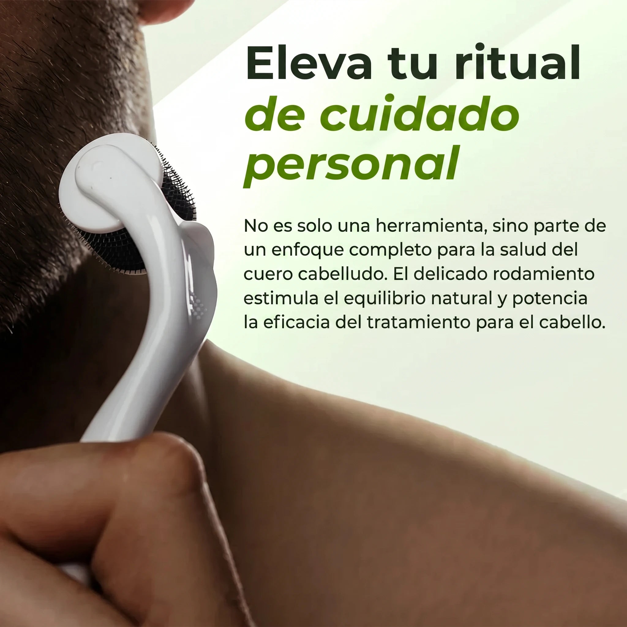 Derma Roller para la activación del cuero cabelludo