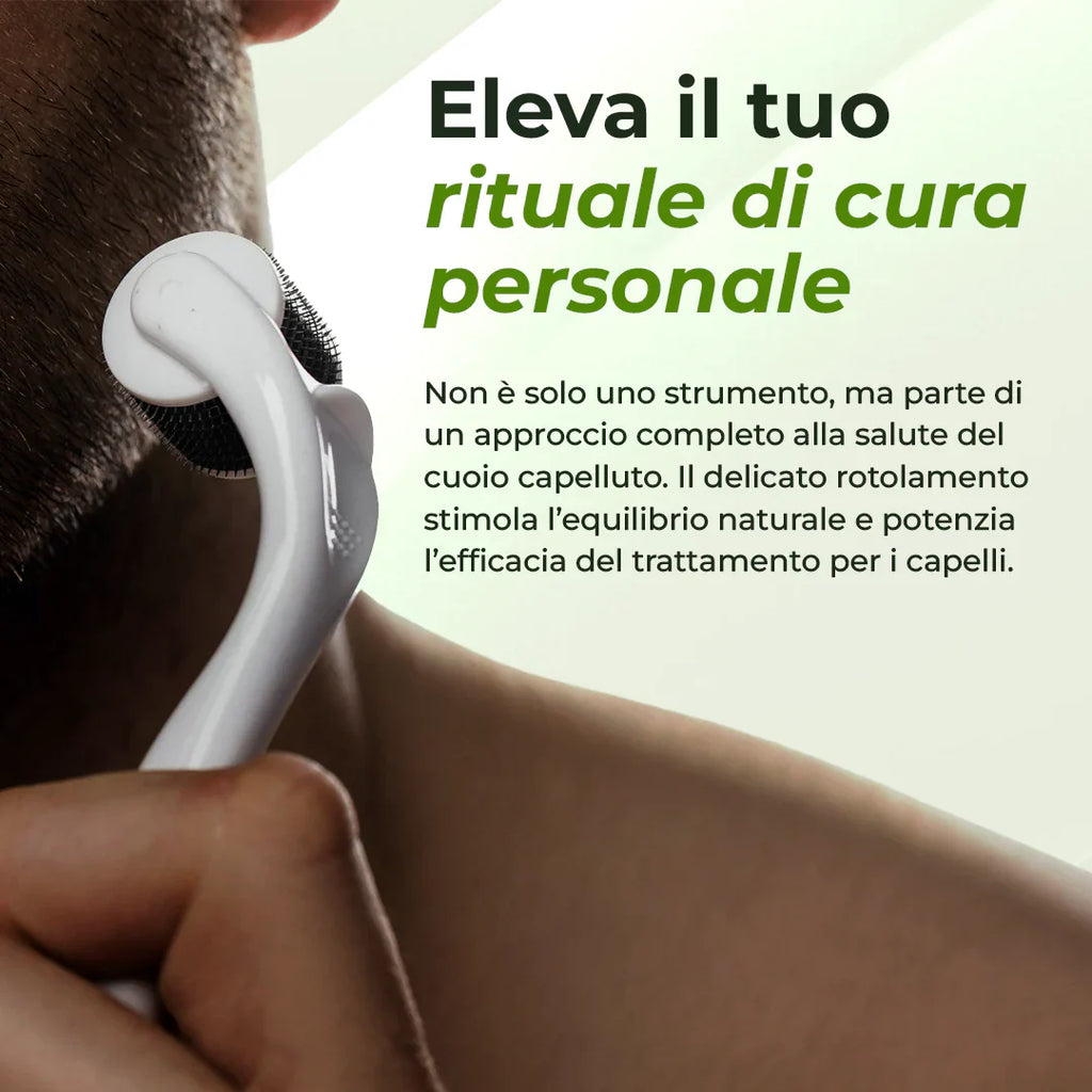 Derma Roller para la activación del cuero cabelludo